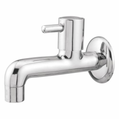 Bib Cock Long Body with Wall Flange Chrome